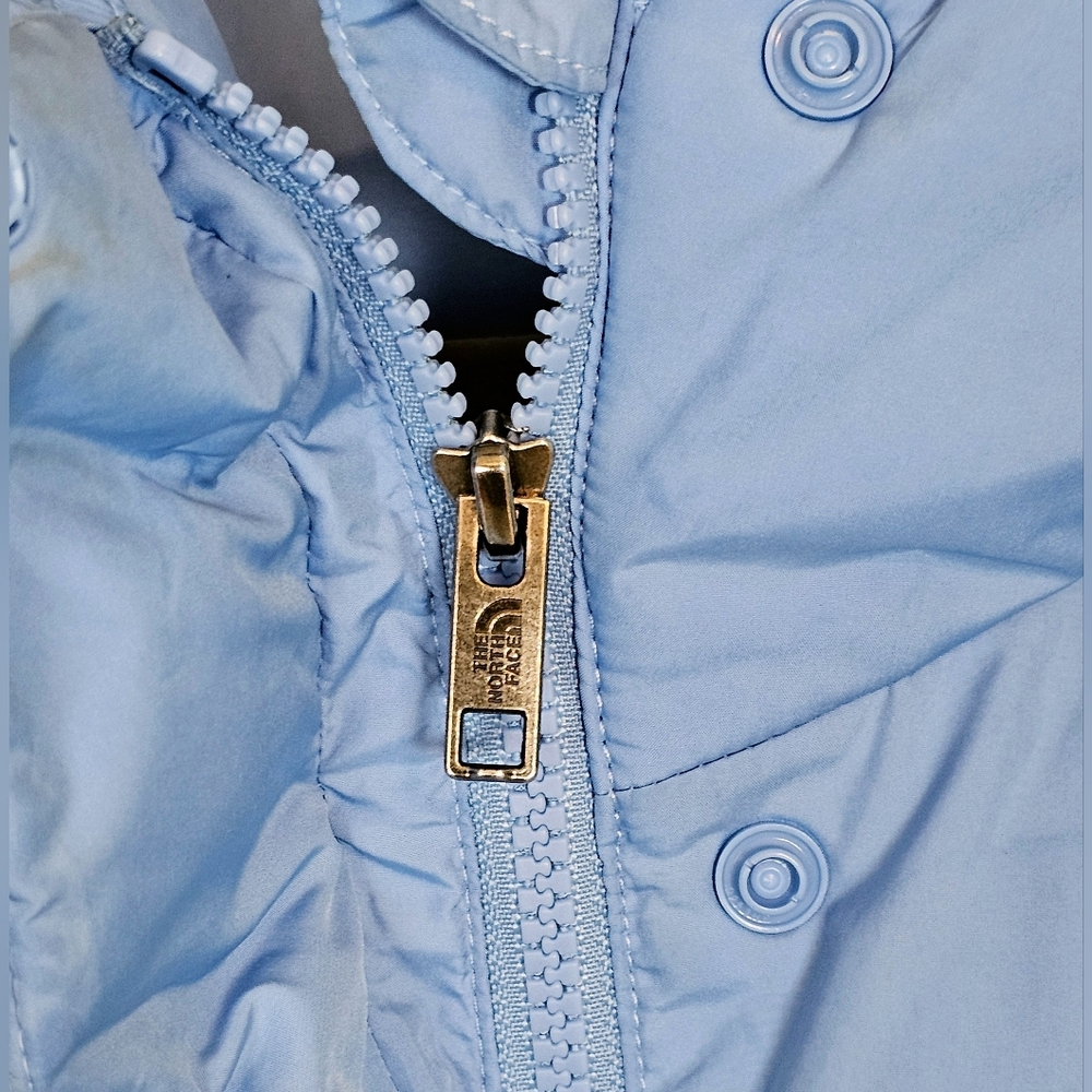 North Face Girl's Down Jacket XXL Dark Cornflower Blue - Picture 7 of 12